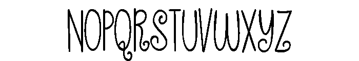 PN Breakfast Burrito Condensed Font UPPERCASE