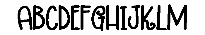 PN Breakfast Burrito Expanded Bold Font UPPERCASE