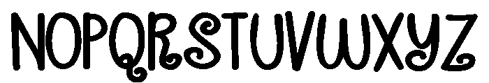 PN Breakfast Burrito Expanded Bold Font UPPERCASE