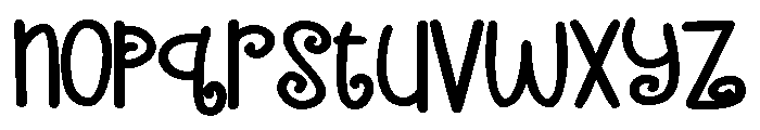 PN Breakfast Burrito Expanded Bold Font LOWERCASE