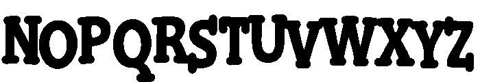 PN Brown Sugar Bold Font UPPERCASE