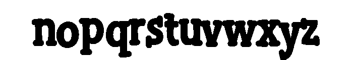 PN Brown Sugar Bold Font LOWERCASE