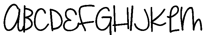 PN Buffy Doodle Font UPPERCASE
