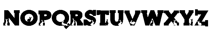 PN Bunny Shadow Serif Font LOWERCASE