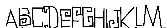 PN Bzonga Light Font UPPERCASE