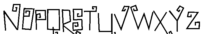 PN Bzonga Light Font UPPERCASE