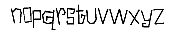 PN Bzonga Light Font LOWERCASE
