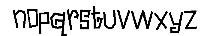 PN Bzonga Font LOWERCASE