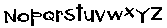 PN Cake Frosting Bold Font LOWERCASE