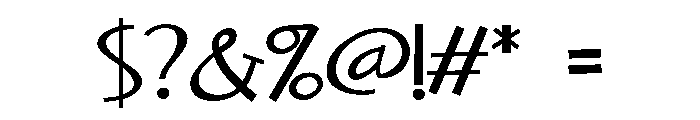 PN Cake Frosting Font OTHER CHARS