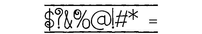 PN Charmborder Font OTHER CHARS