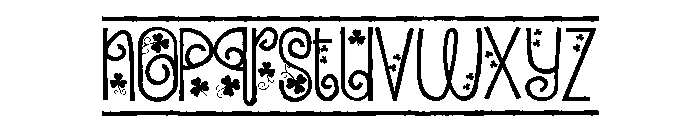 PN Charmborder Font LOWERCASE