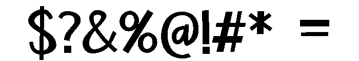 PN Chickpea Bold Font OTHER CHARS