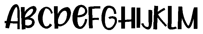 PN Chickpea Bold Font UPPERCASE