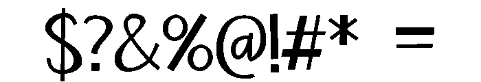 PN Chickpea Font OTHER CHARS