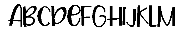 PN Chickpea Font UPPERCASE