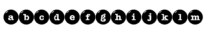PN Chocolate Candies Stencil FONT
