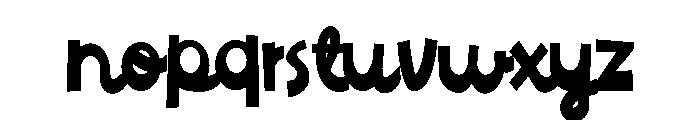 PN Christmas Deer Script Condensed Font LOWERCASE