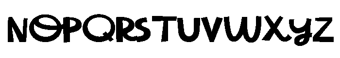PN Christmas Deer Script Expanded Font UPPERCASE