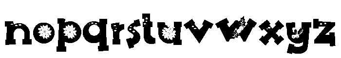 PN Christmas Deer Serif Font LOWERCASE