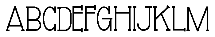 PN Citrus Heights Font UPPERCASE