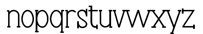 PN Citrus Heights Font LOWERCASE