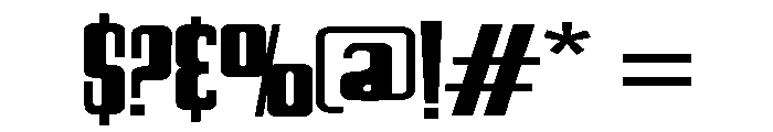 PN City Lights Font OTHER CHARS