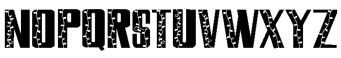 PN City Lights Font UPPERCASE