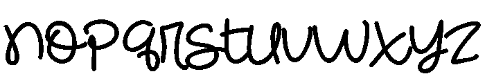 PN Clackicraft DemiBold Font LOWERCASE
