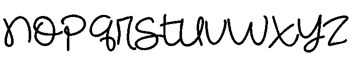 PN Clackicraft Font LOWERCASE