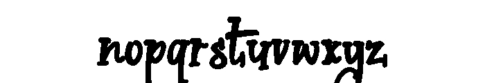PN Cookie Crust Bold Font LOWERCASE