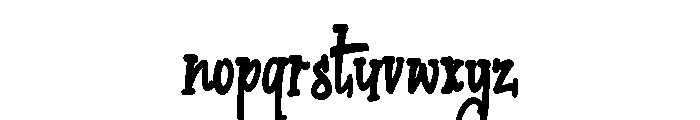 PN Cookie Crust Condensed Bold Font LOWERCASE