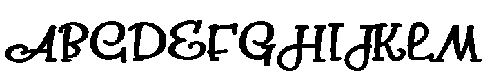 PN Cookie Crust Expanded Bold Font UPPERCASE