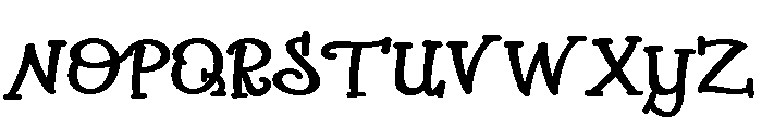 PN Cookie Crust Expanded Bold Font UPPERCASE