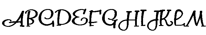 PN Cookie Crust Expanded Font UPPERCASE