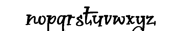 PN Cookie Crust Expanded Font LOWERCASE