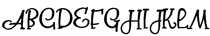 PN Cookie Crust Font UPPERCASE