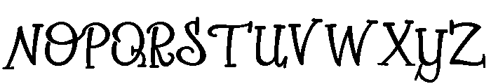 PN Cookie Crust Font UPPERCASE