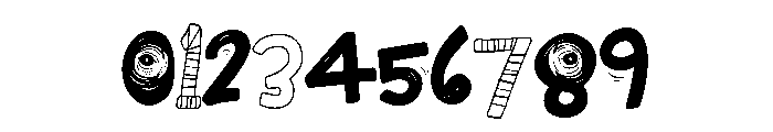 PN Cowberry Scary Condensed Font OTHER CHARS
