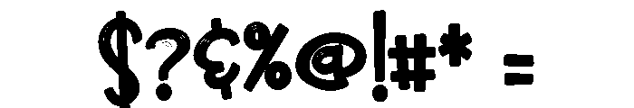 PN Cowberry Scary Condensed Font OTHER CHARS