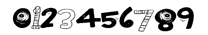 PN Cowberry Scary Expanded Font OTHER CHARS