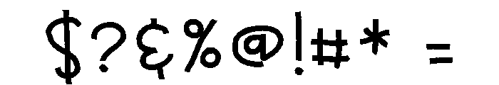 PN Cowberry Scary Print Bold Font OTHER CHARS
