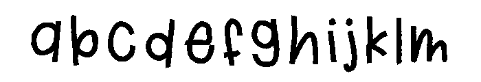 PN Cowberry Scary Print Bold FONT
