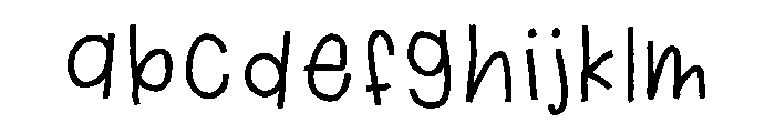 PN Cowberry Scary Print DemiBold FONT