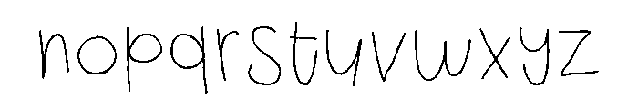 PN Cowberry Scary Print Light Font LOWERCASE