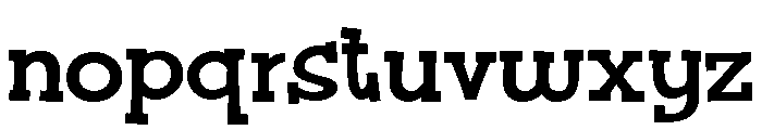PN Cranberry Crust Bold Font LOWERCASE