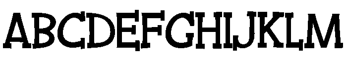 PN Cranberry Crust Condensed Bold Font UPPERCASE