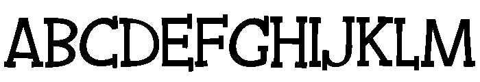 PN Cranberry Crust Condensed Font UPPERCASE