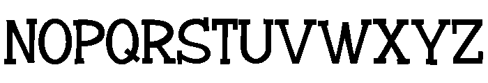 PN Cranberry Crust Condensed Font UPPERCASE