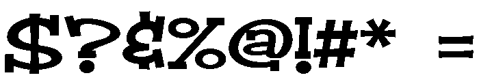 PN Cranberry Crust Expanded Bold Font OTHER CHARS